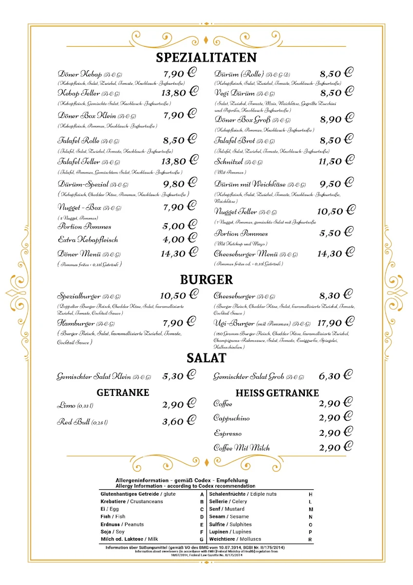 Speisekarte photo 1