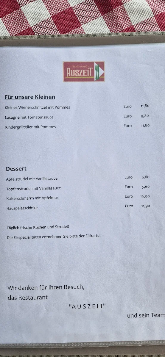 Speisekarte photo 5