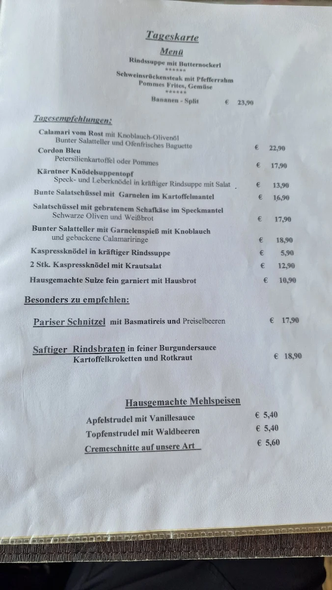 Speisekarte photo 6