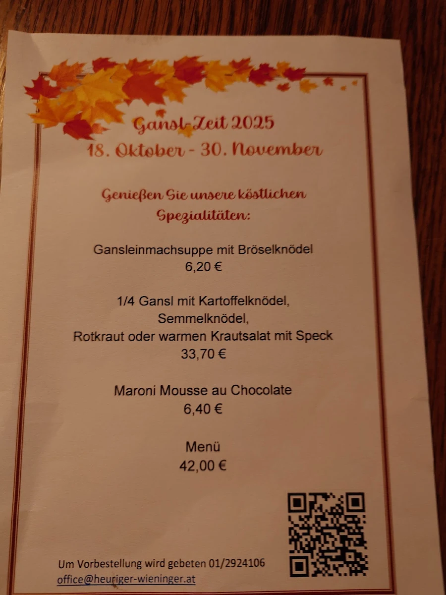 Speisekarte photo 2