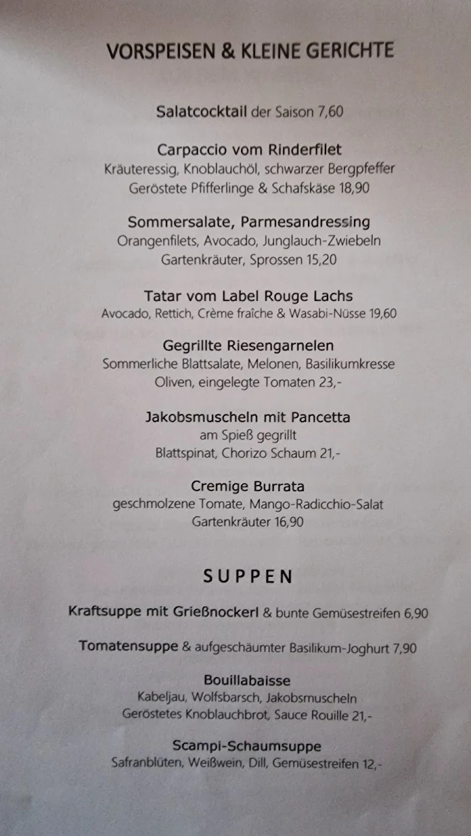 Speisekarte photo 1