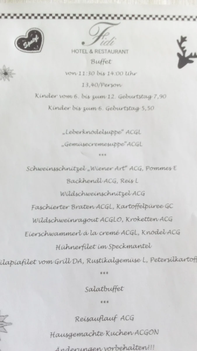 Speisekarte photo 5