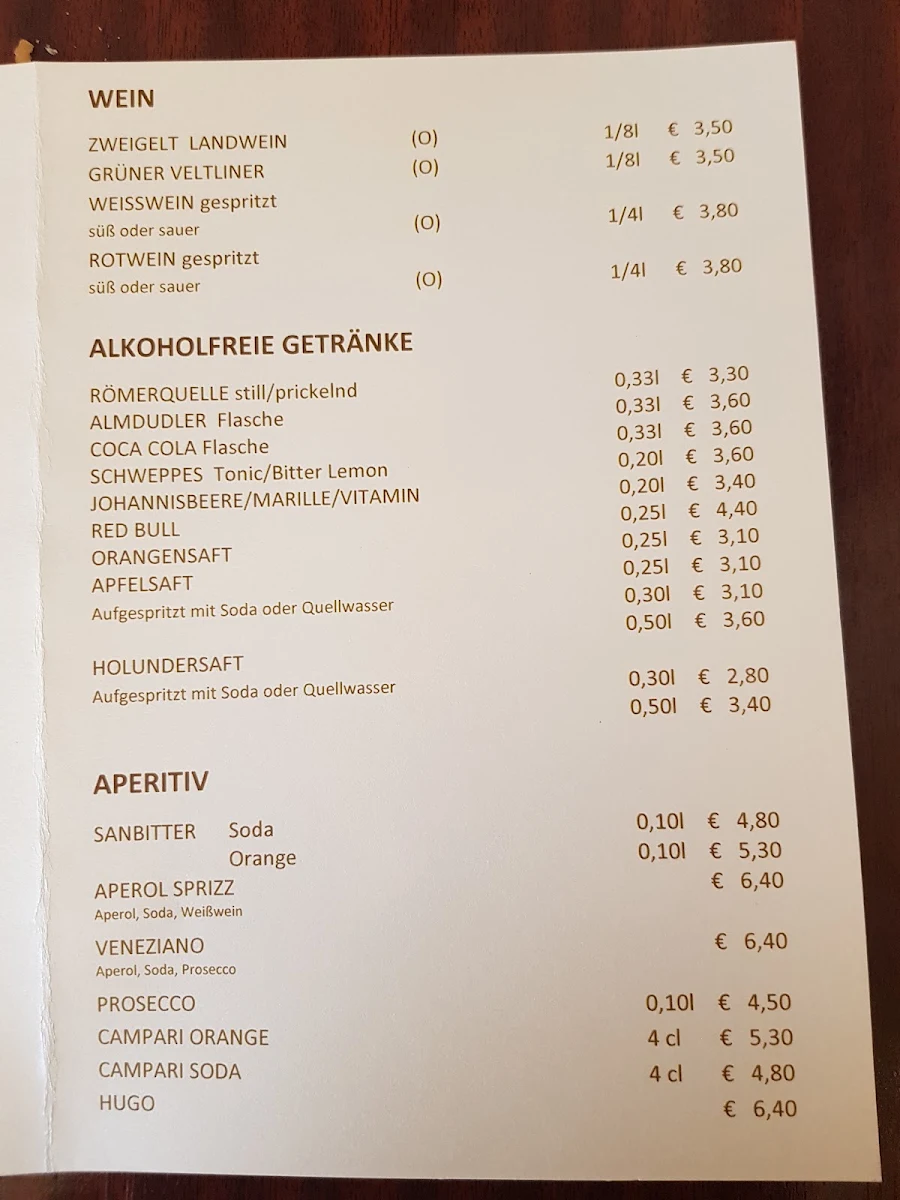 Speisekarte photo 1
