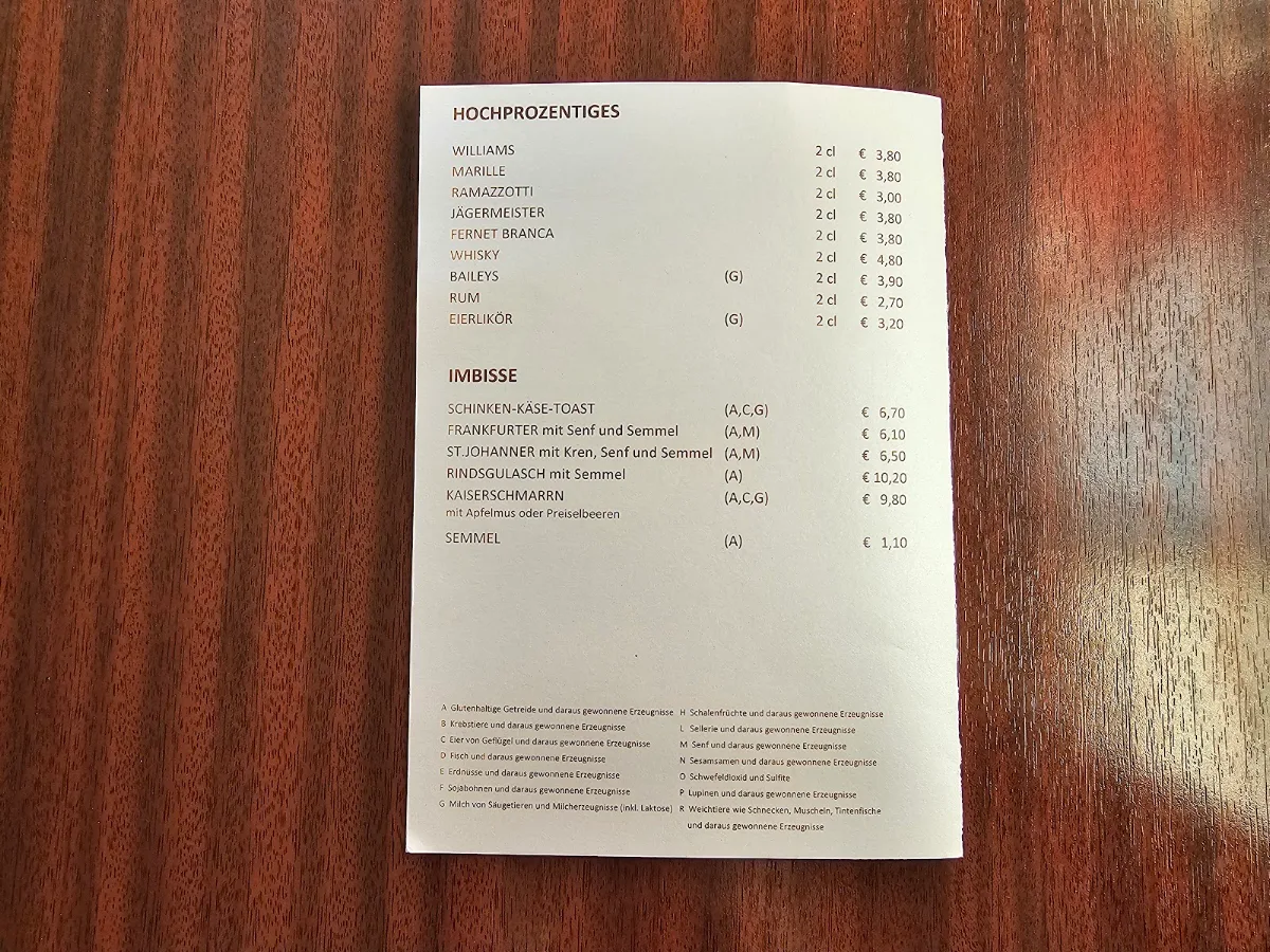 Speisekarte photo 3