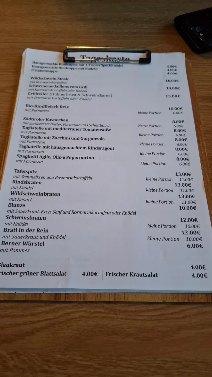 Speisekarte photo 3
