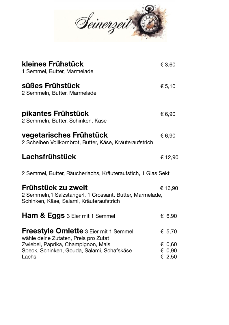 Speisekarte photo 2