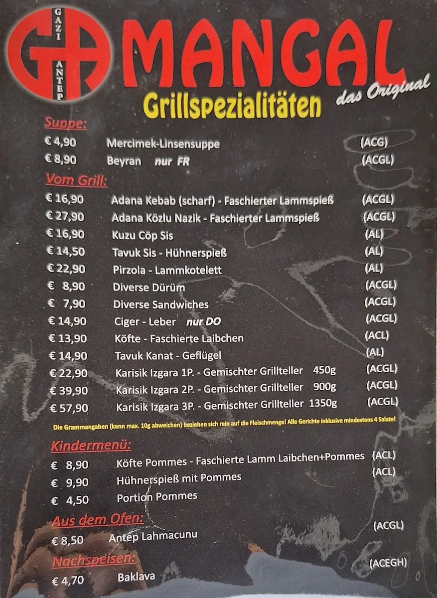 Speisekarte photo 2