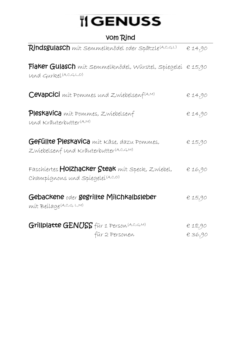 Speisekarte photo 6