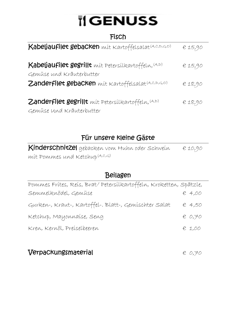 Speisekarte photo 7