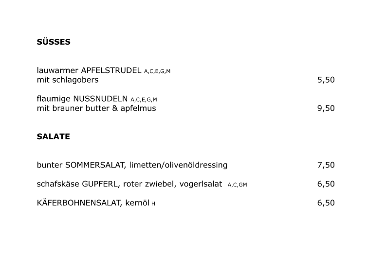 Speisekarte photo 8