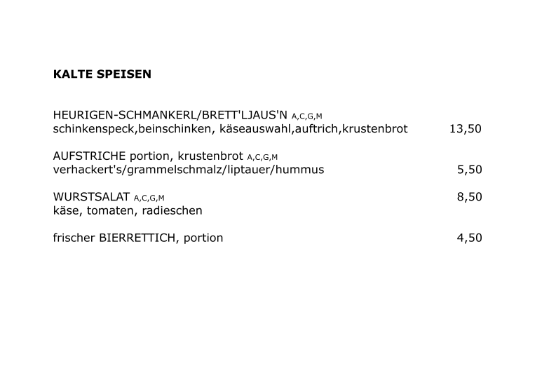 Speisekarte photo 9