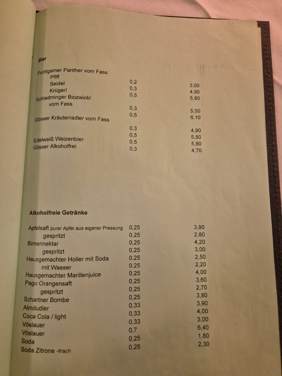 Speisekarte photo 1