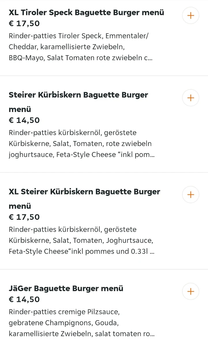 Speisekarte photo 4