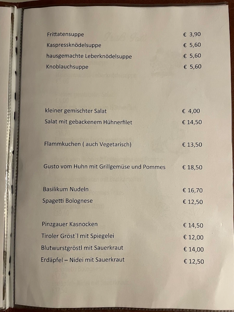 Speisekarte photo 3