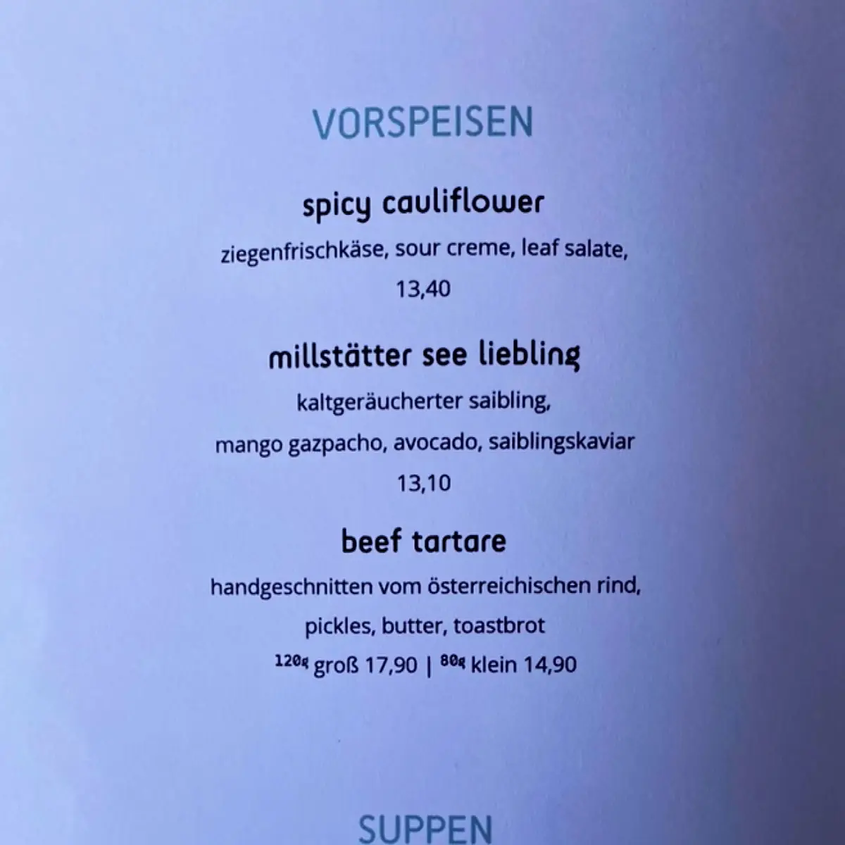 Speisekarte photo 10
