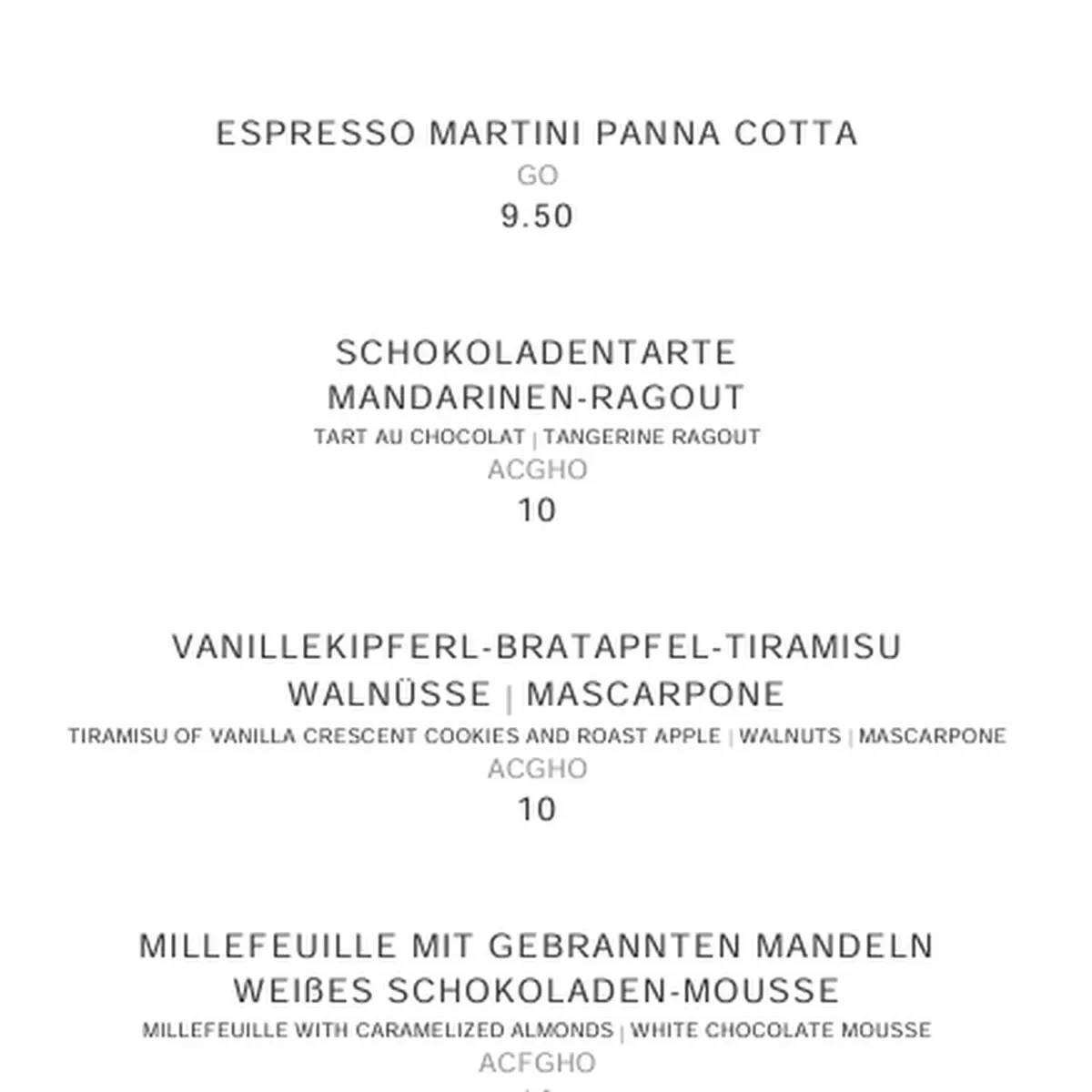 Speisekarte photo 1