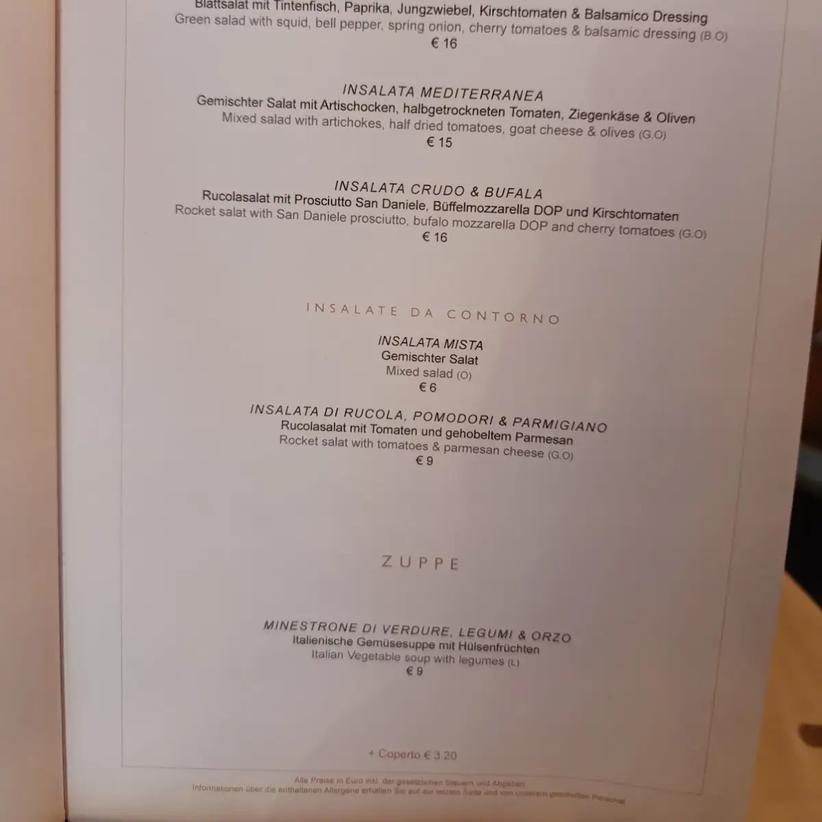 Speisekarte photo 2