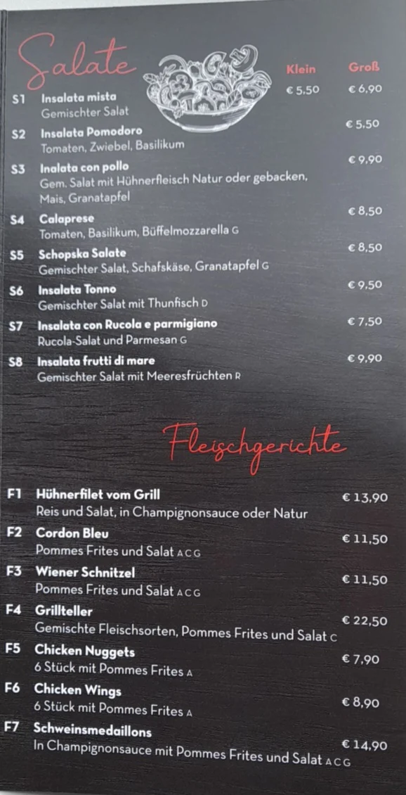 Speisekarte photo 1
