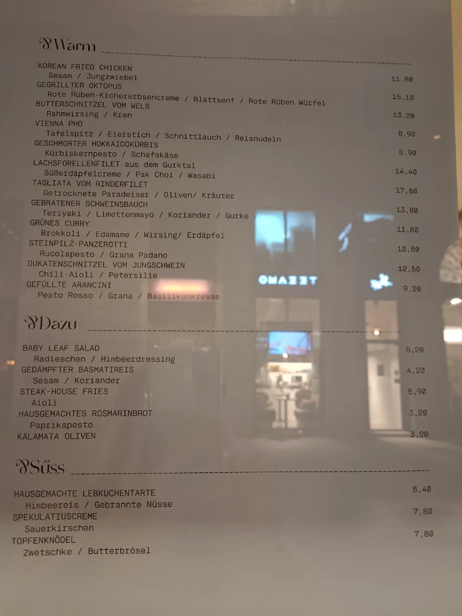 Speisekarte photo 3