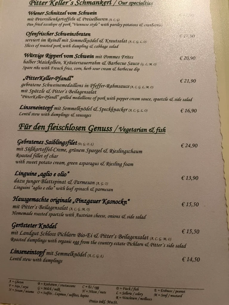 Speisekarte photo 4