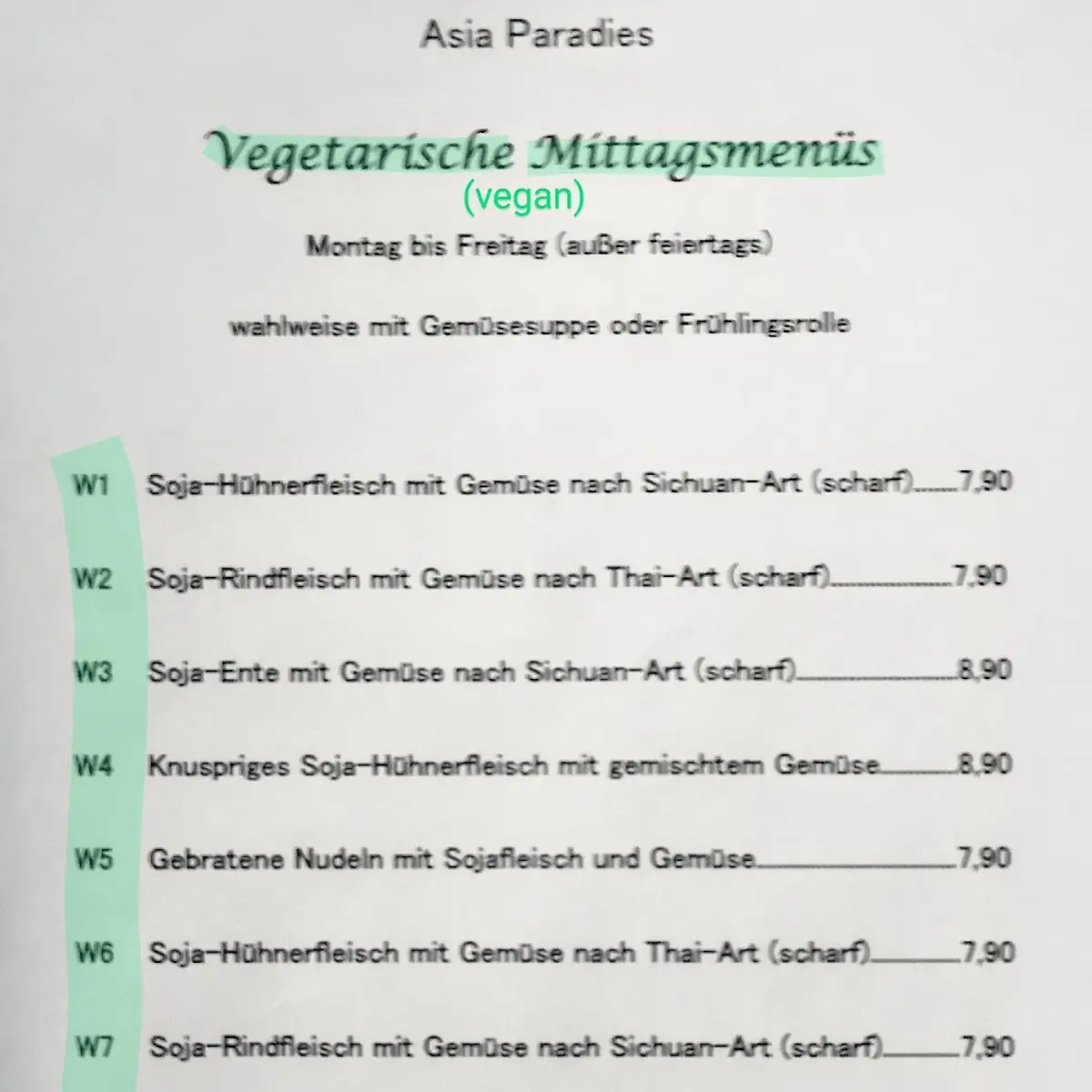 Speisekarte photo 7