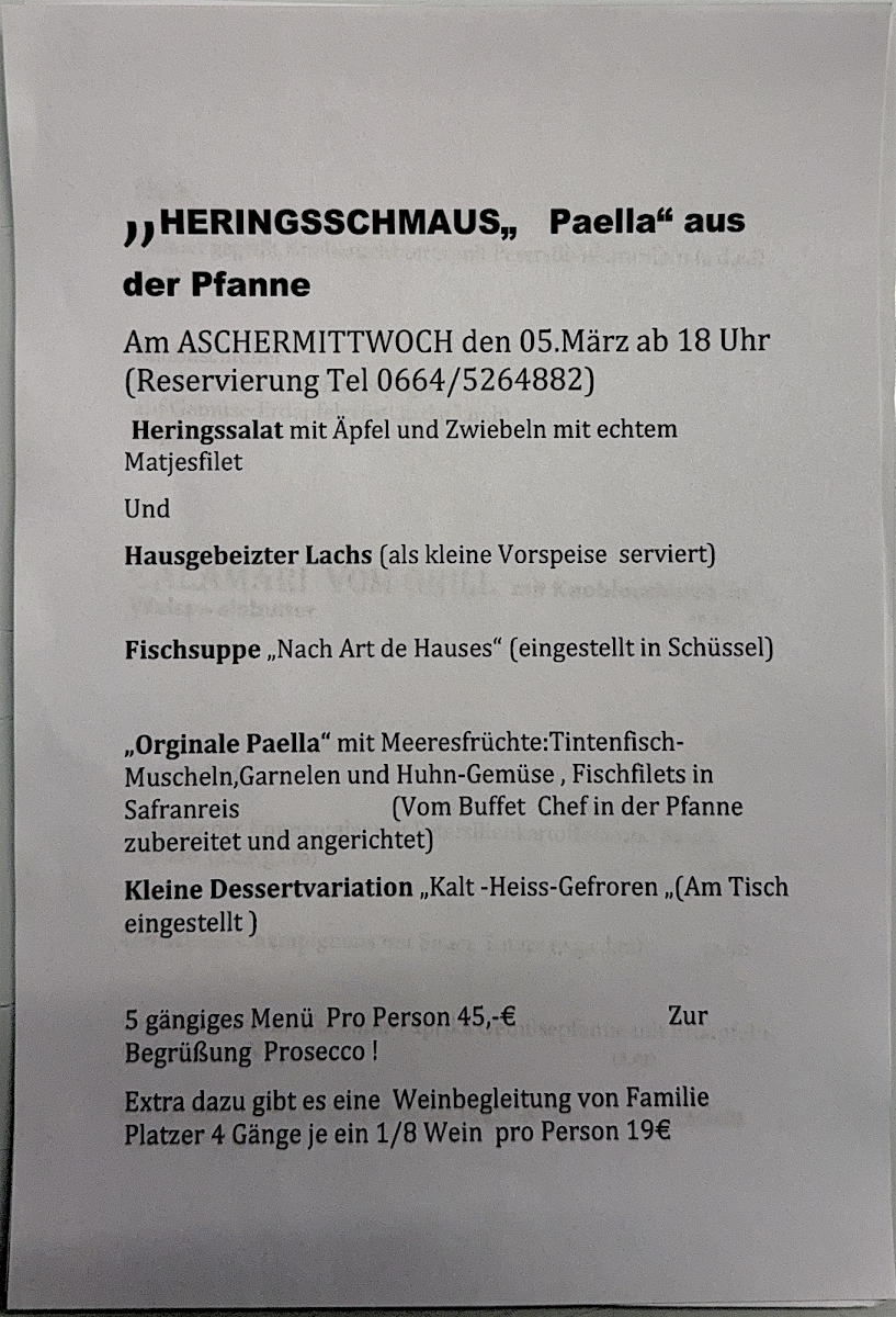 Speisekarte photo 1