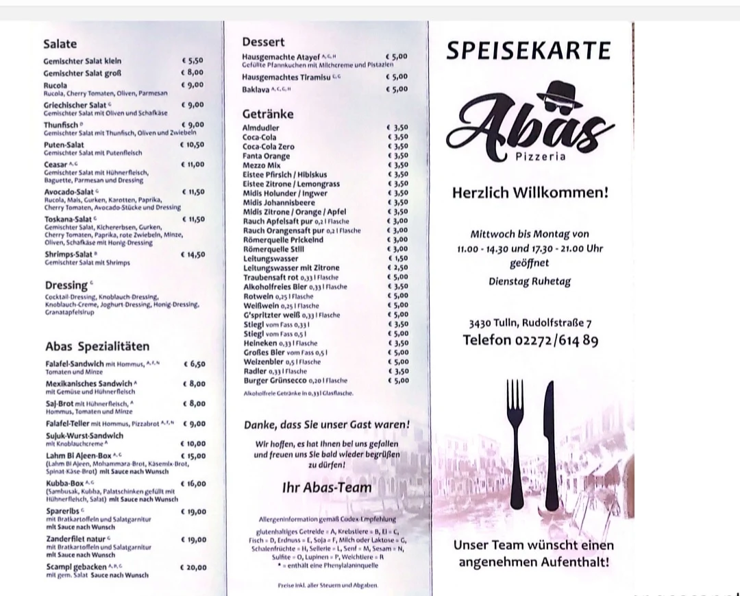 Speisekarte photo 1