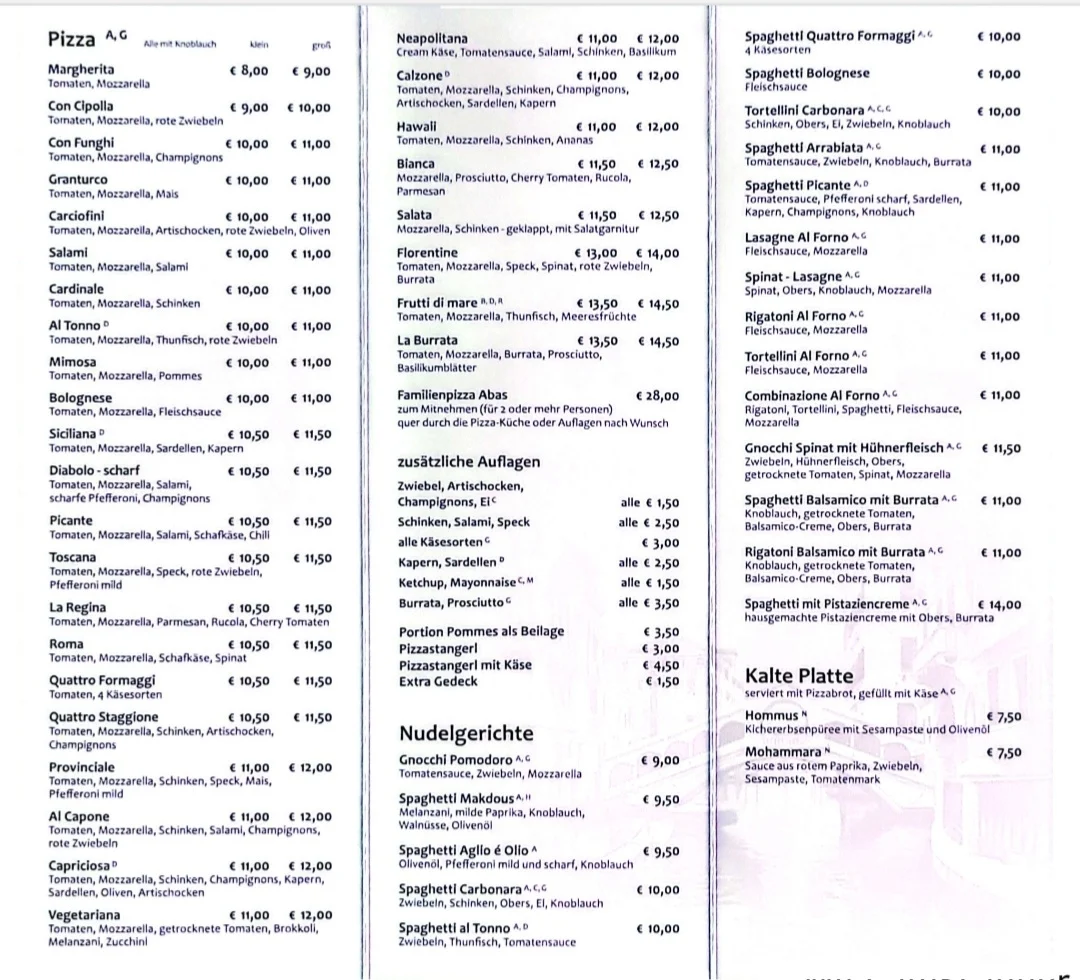 Speisekarte photo 2