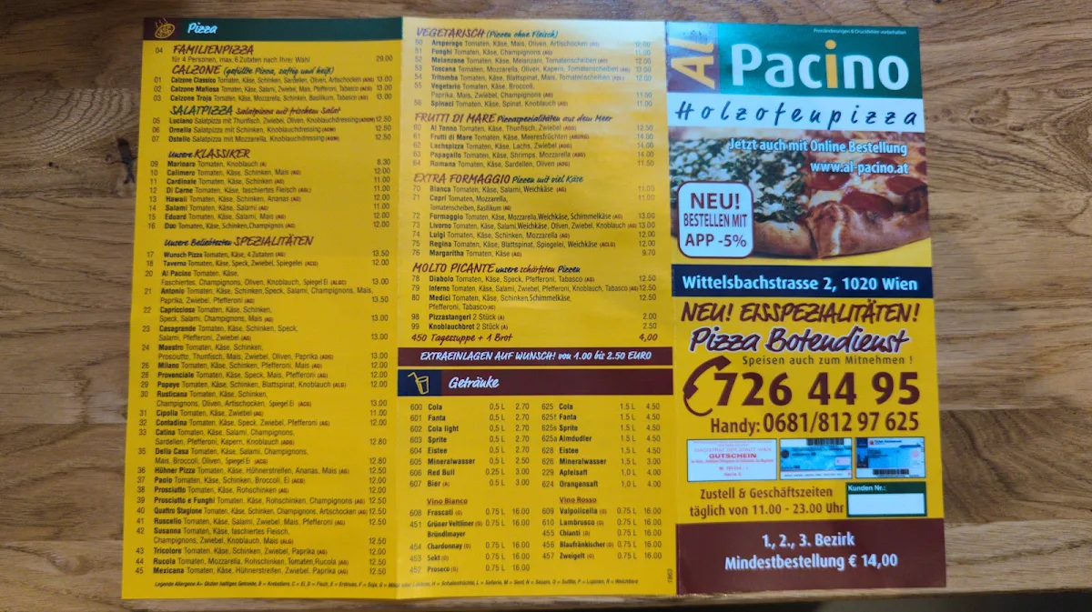 Speisekarte photo 1