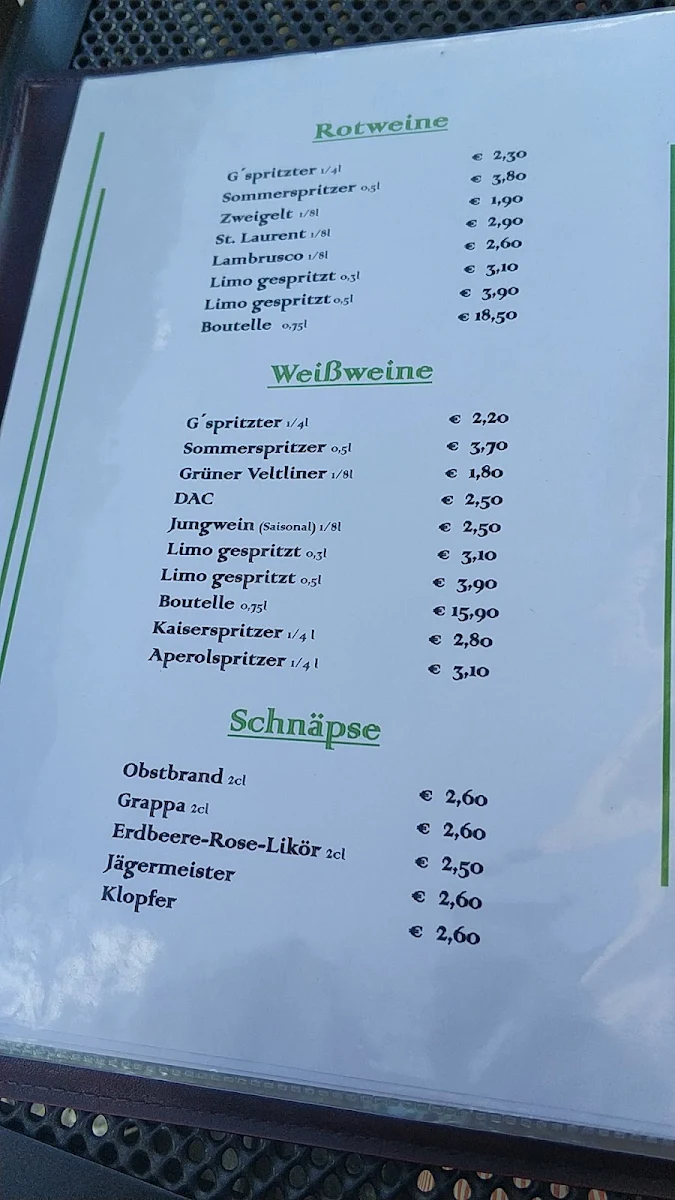 Speisekarte photo 1