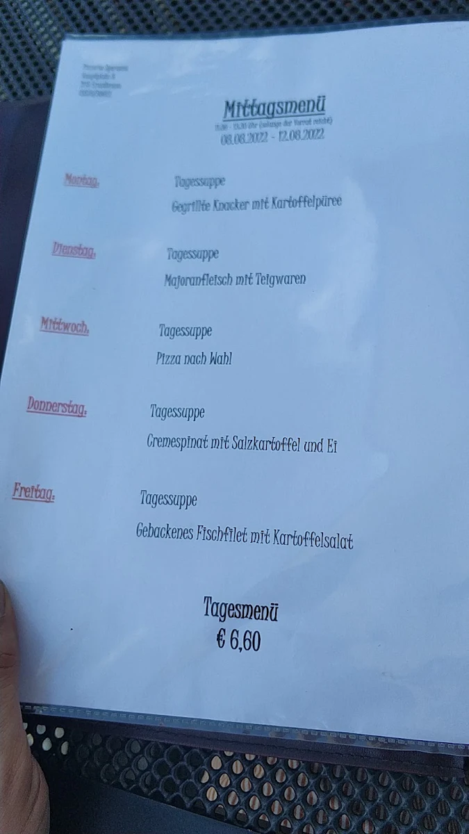 Speisekarte photo 2