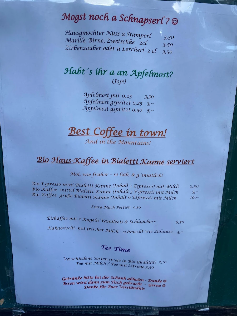 Speisekarte photo 1
