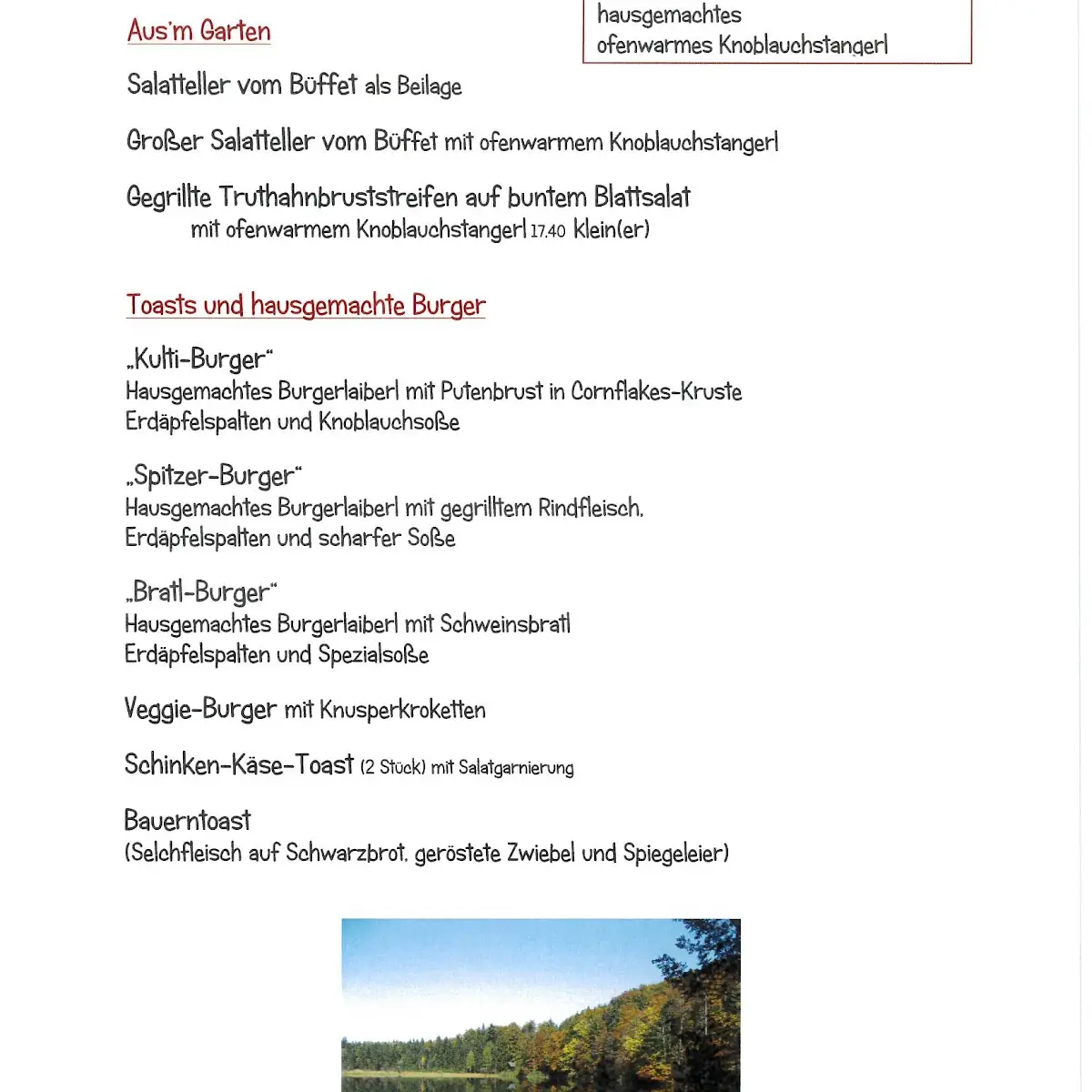 Speisekarte photo 2