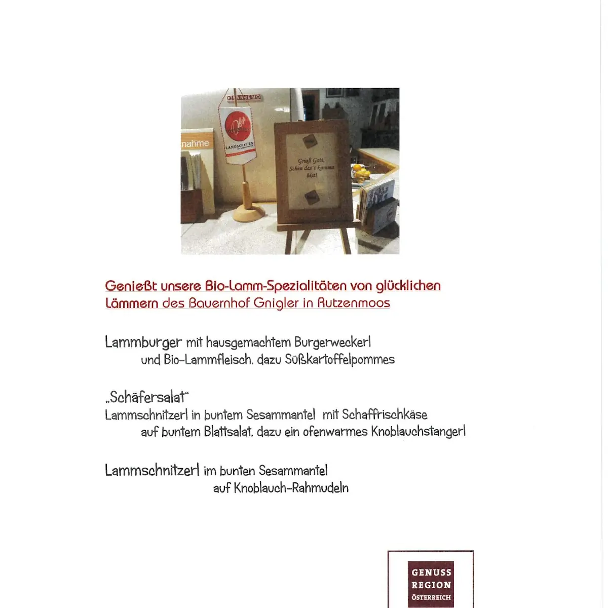 Speisekarte photo 8
