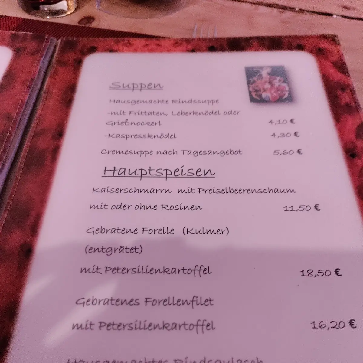 Speisekarte photo 2