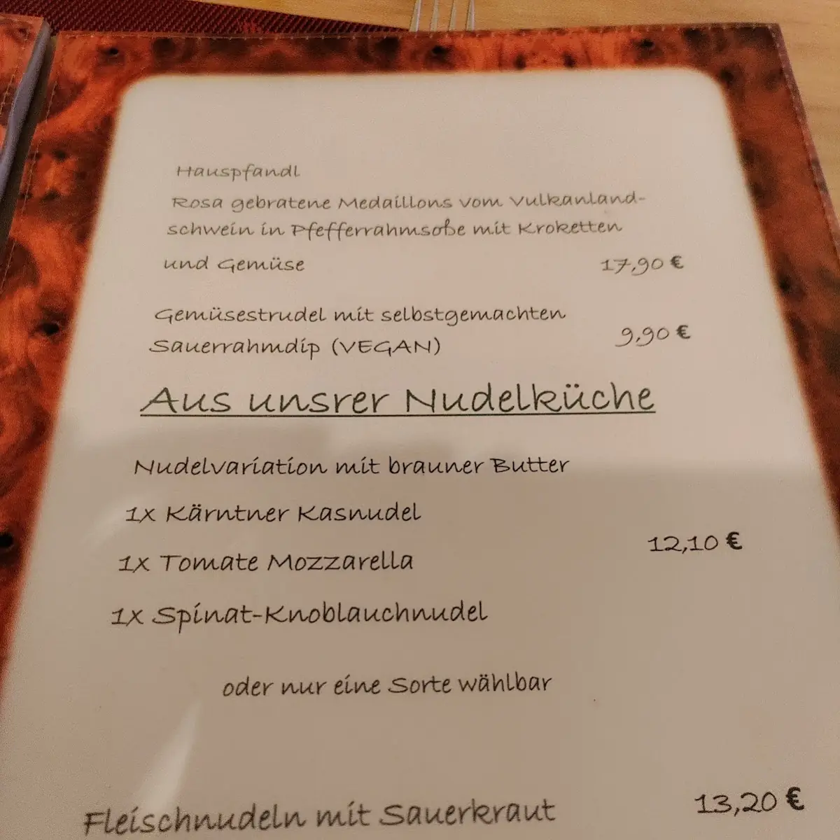 Speisekarte photo 3