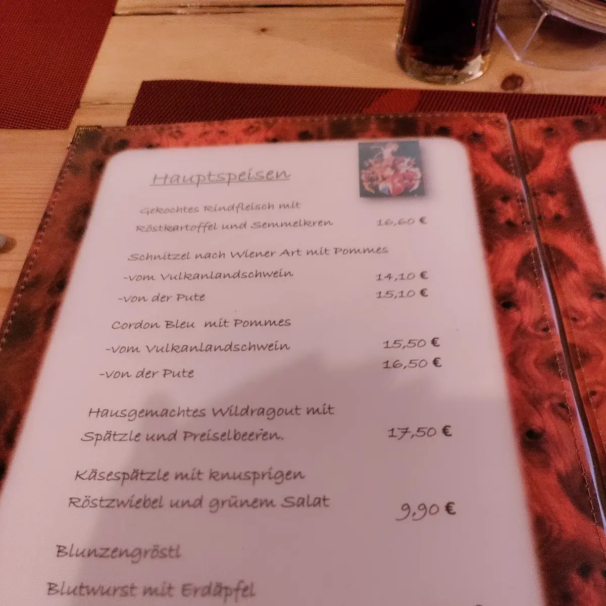 Speisekarte photo 5