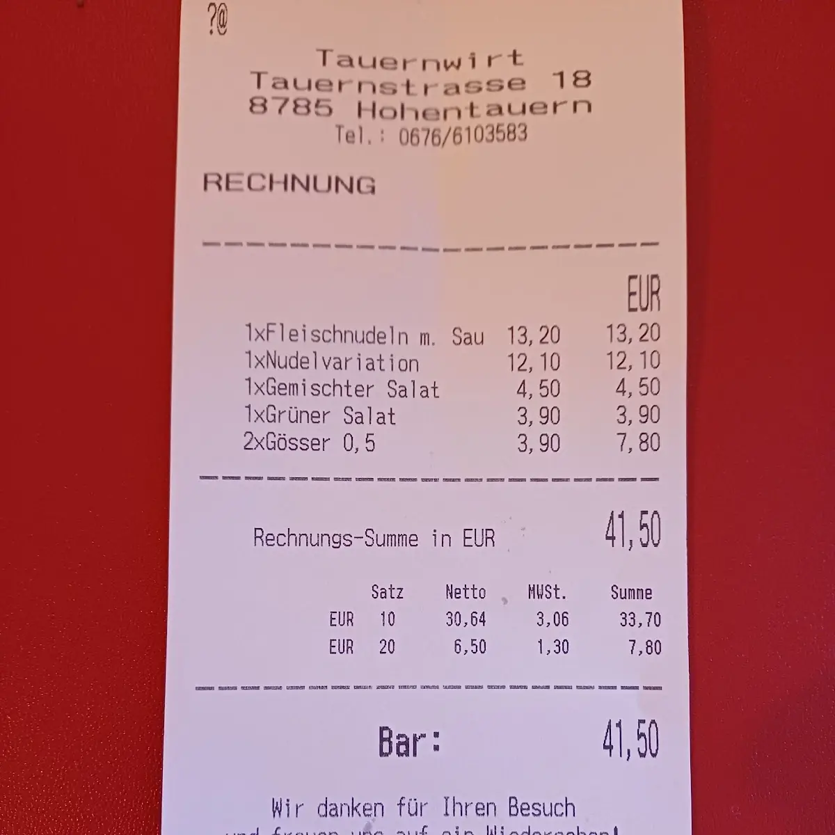 Speisekarte photo 6