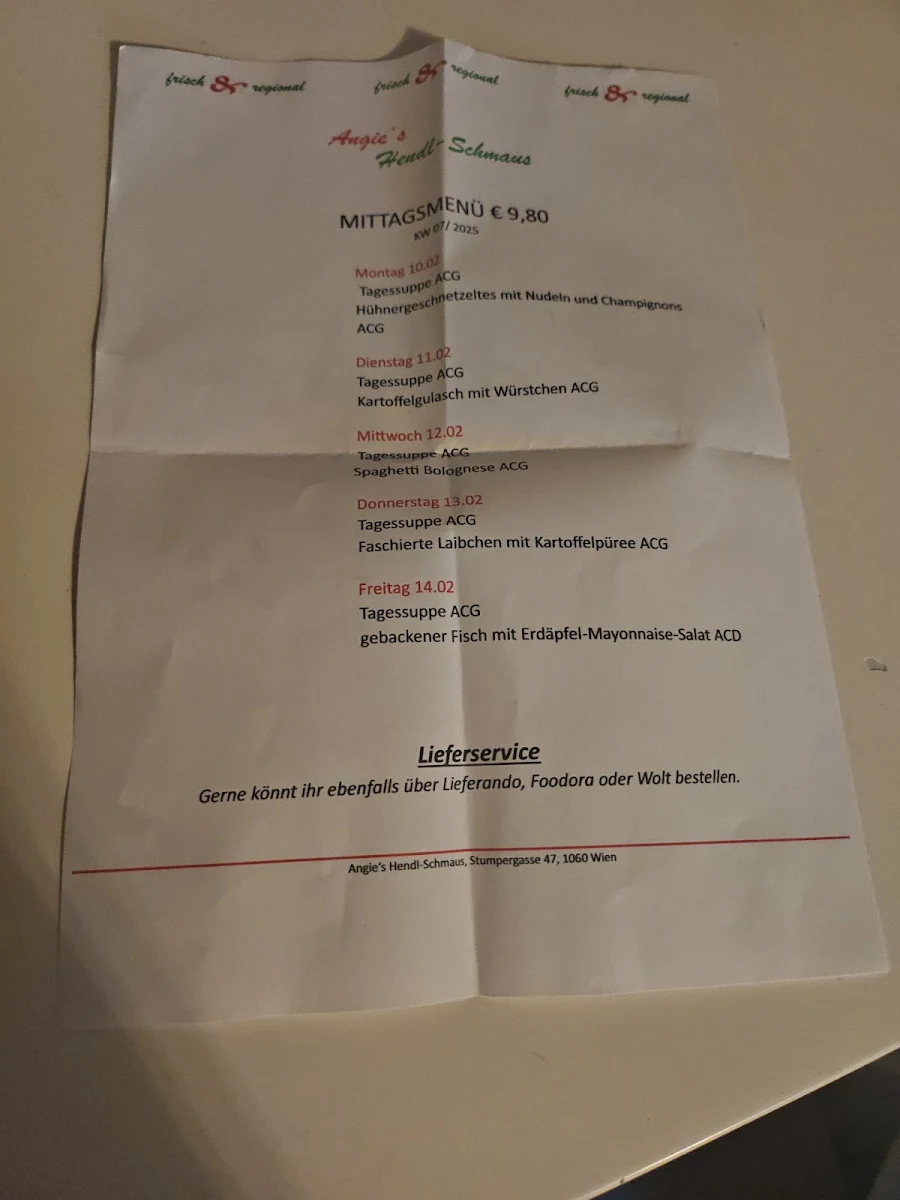 Speisekarte photo 3