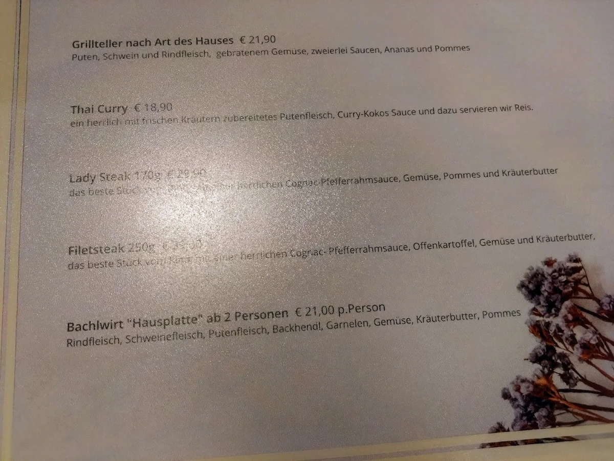 Speisekarte photo 2