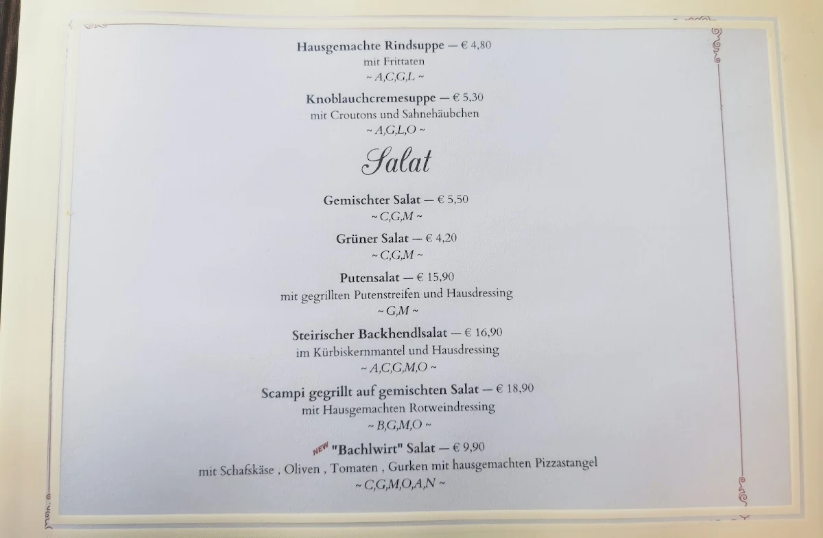 Speisekarte photo 9