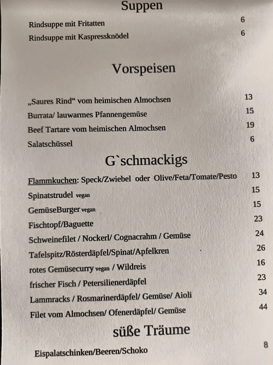 Speisekarte photo 1