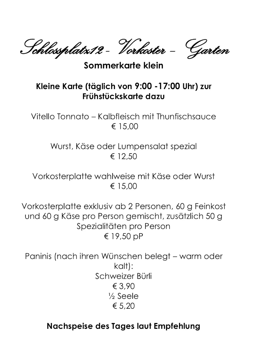 Speisekarte photo 2