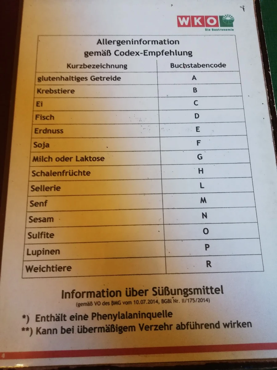 Speisekarte photo 8