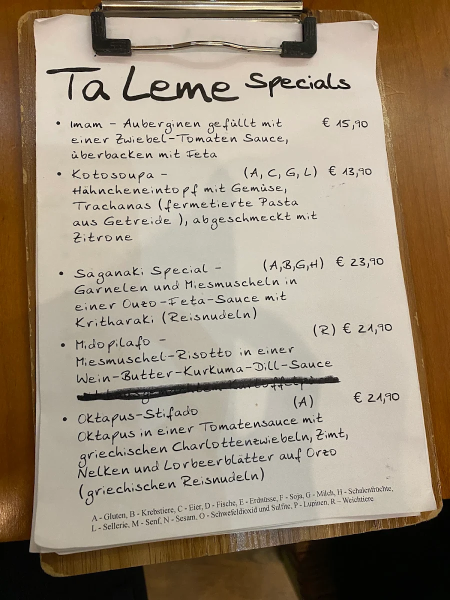 Speisekarte photo 1