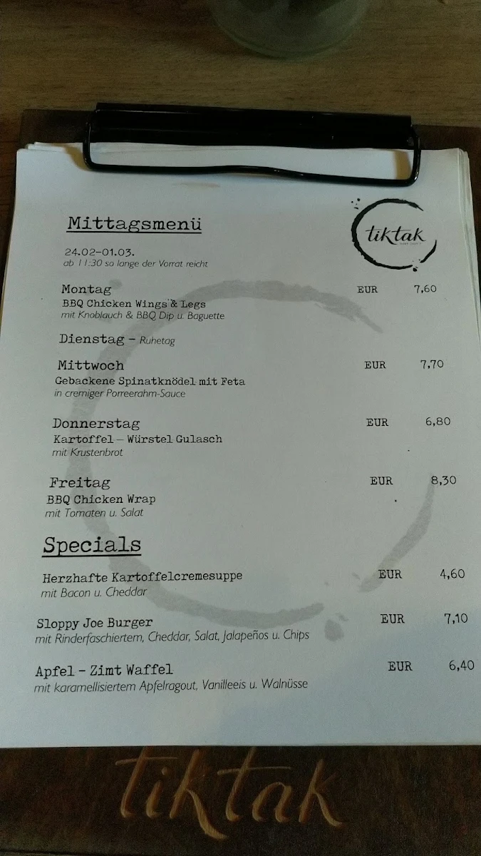 Speisekarte photo 3