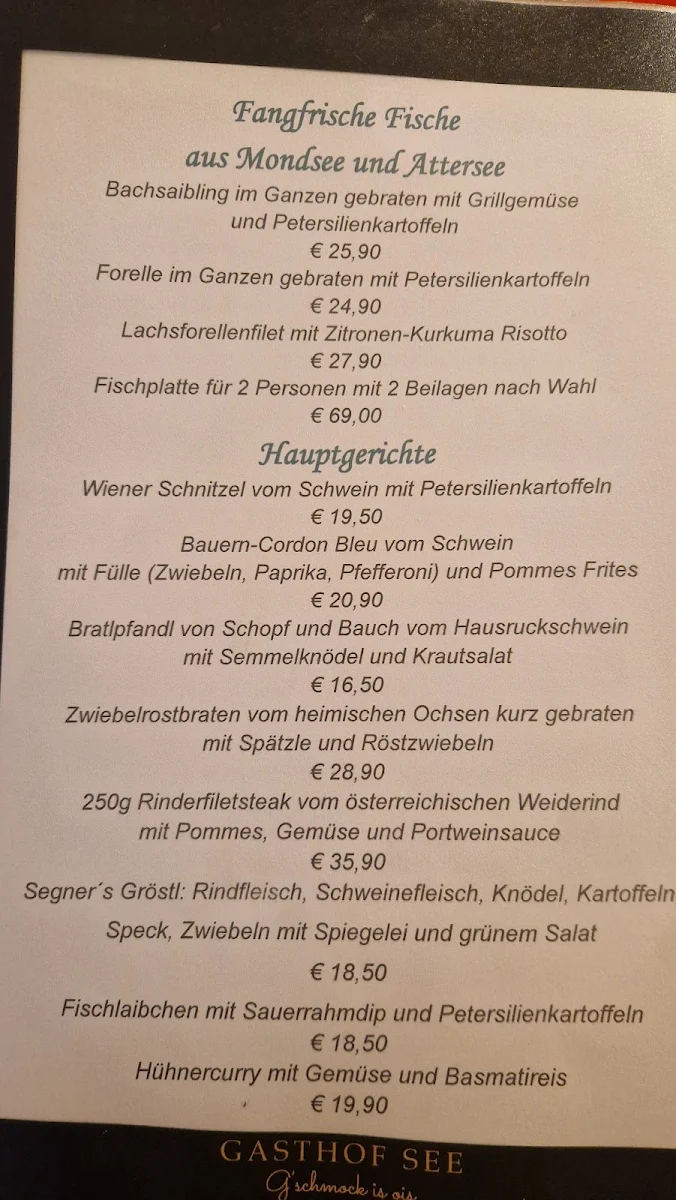 Speisekarte photo 1