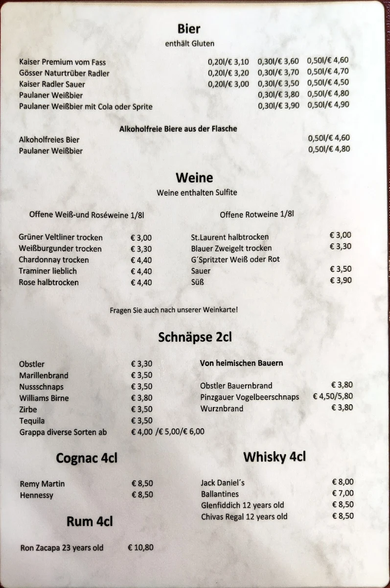 Speisekarte photo 8
