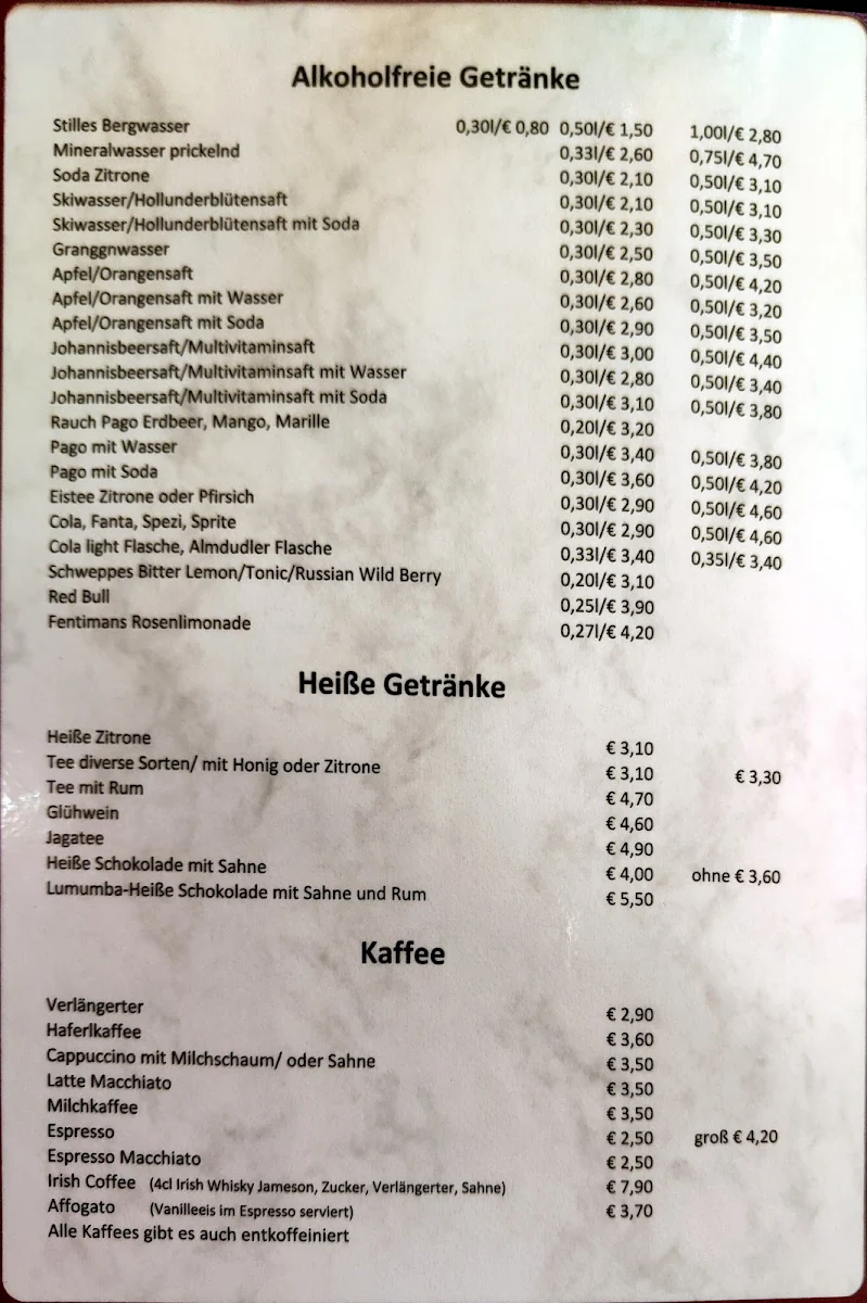 Speisekarte photo 9
