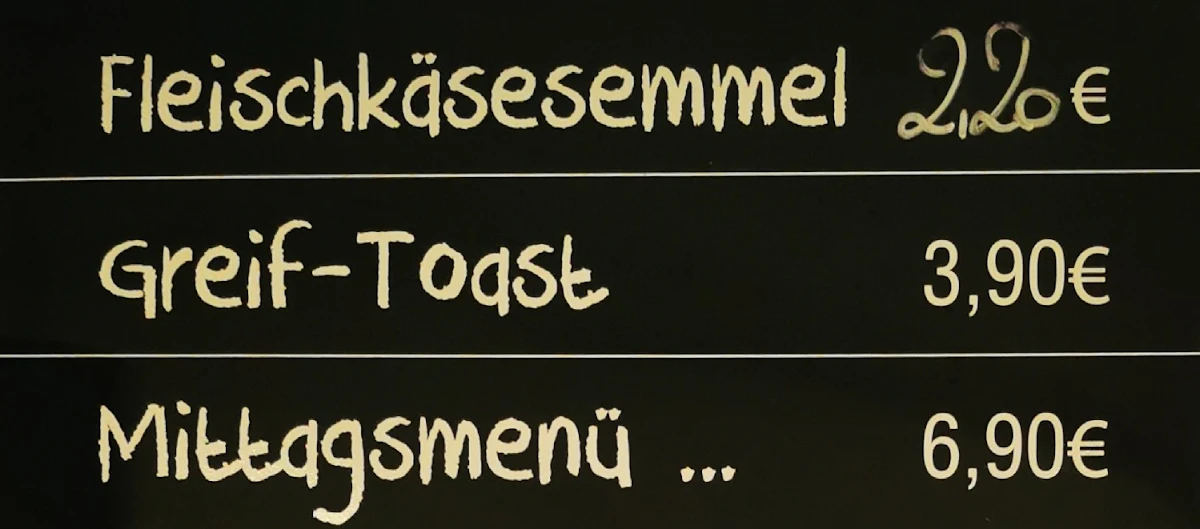 Speisekarte photo 2